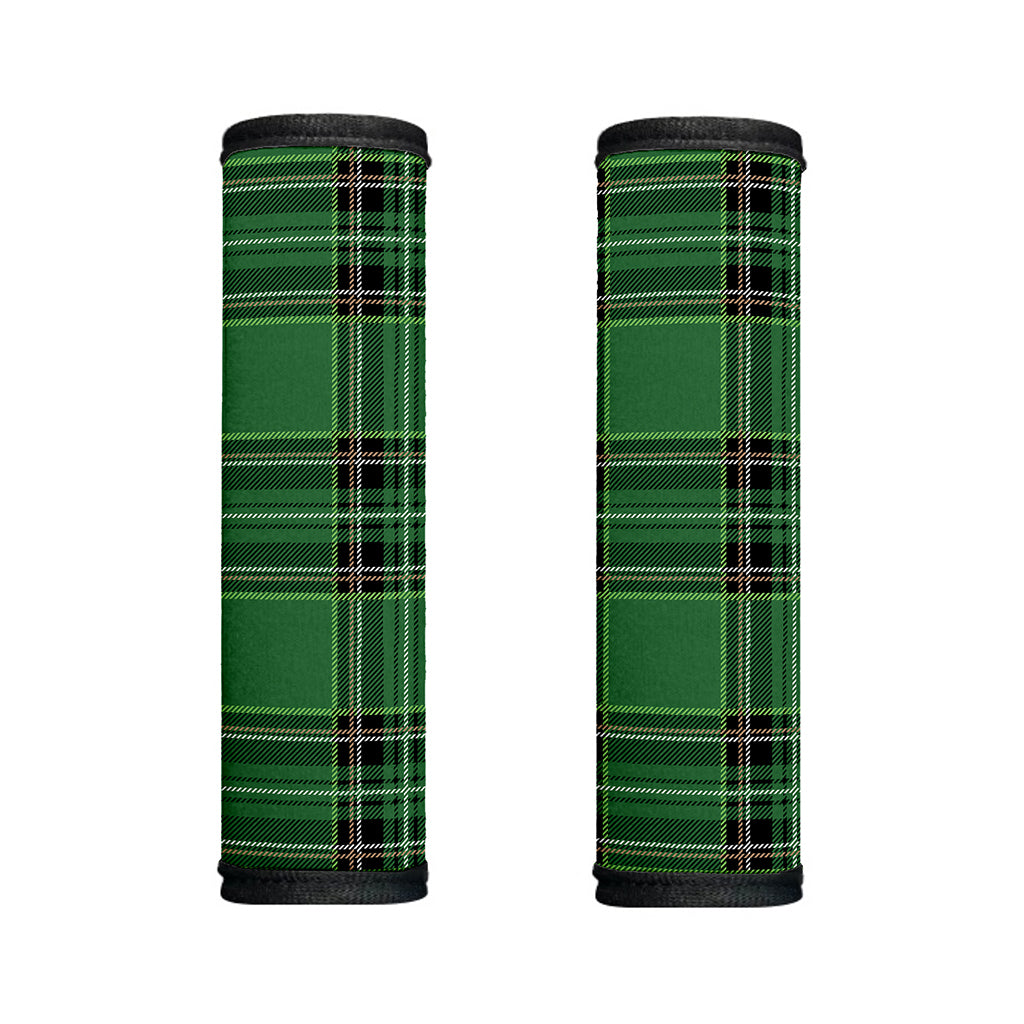 Green Stewart Tartan Pattern Print Handle Covers