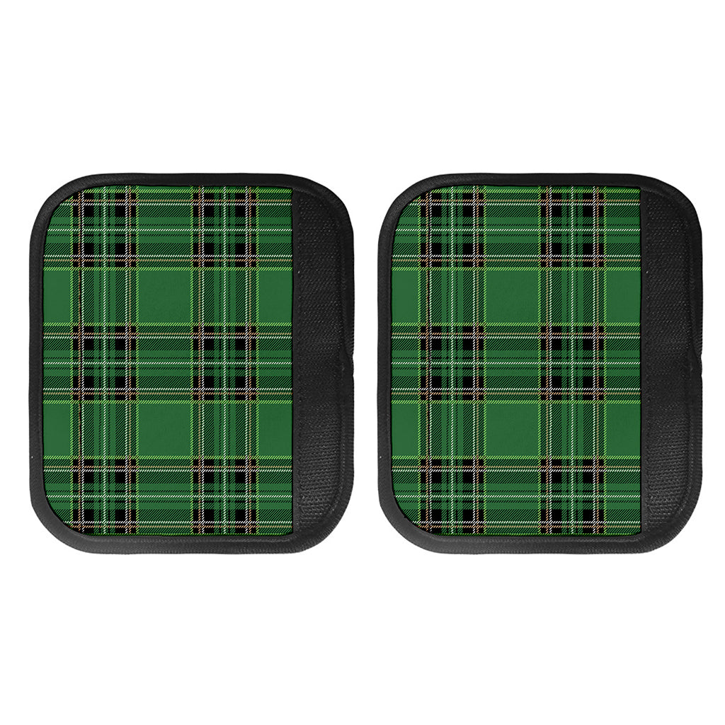 Green Stewart Tartan Pattern Print Handle Covers