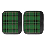 Green Stewart Tartan Pattern Print Handle Covers
