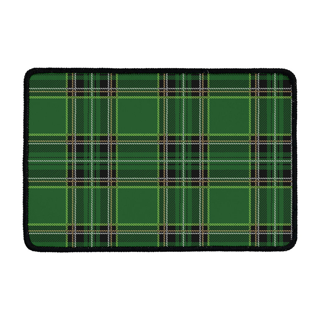 Green Stewart Tartan Pattern Print Kitchen Mat