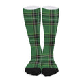 Green Stewart Tartan Pattern Print Long Socks