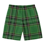 Green Stewart Tartan Pattern Print Men's Swim Trunks