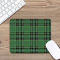 Green Stewart Tartan Pattern Print Mouse Pad