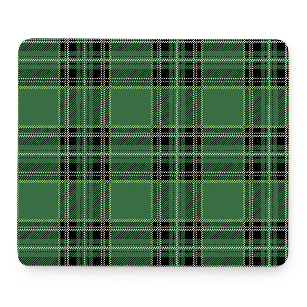 Green Stewart Tartan Pattern Print Mouse Pad
