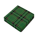 Green Stewart Tartan Pattern Print Outdoor Seat Cushion Cover