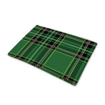 Green Stewart Tartan Pattern Print Pet Cooling Mat Cover
