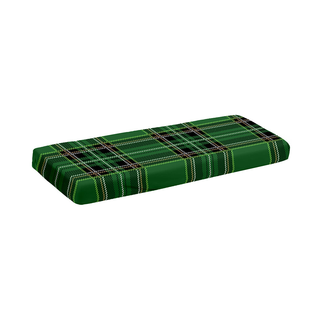 Green Stewart Tartan Pattern Print Piano Keyboard Cover