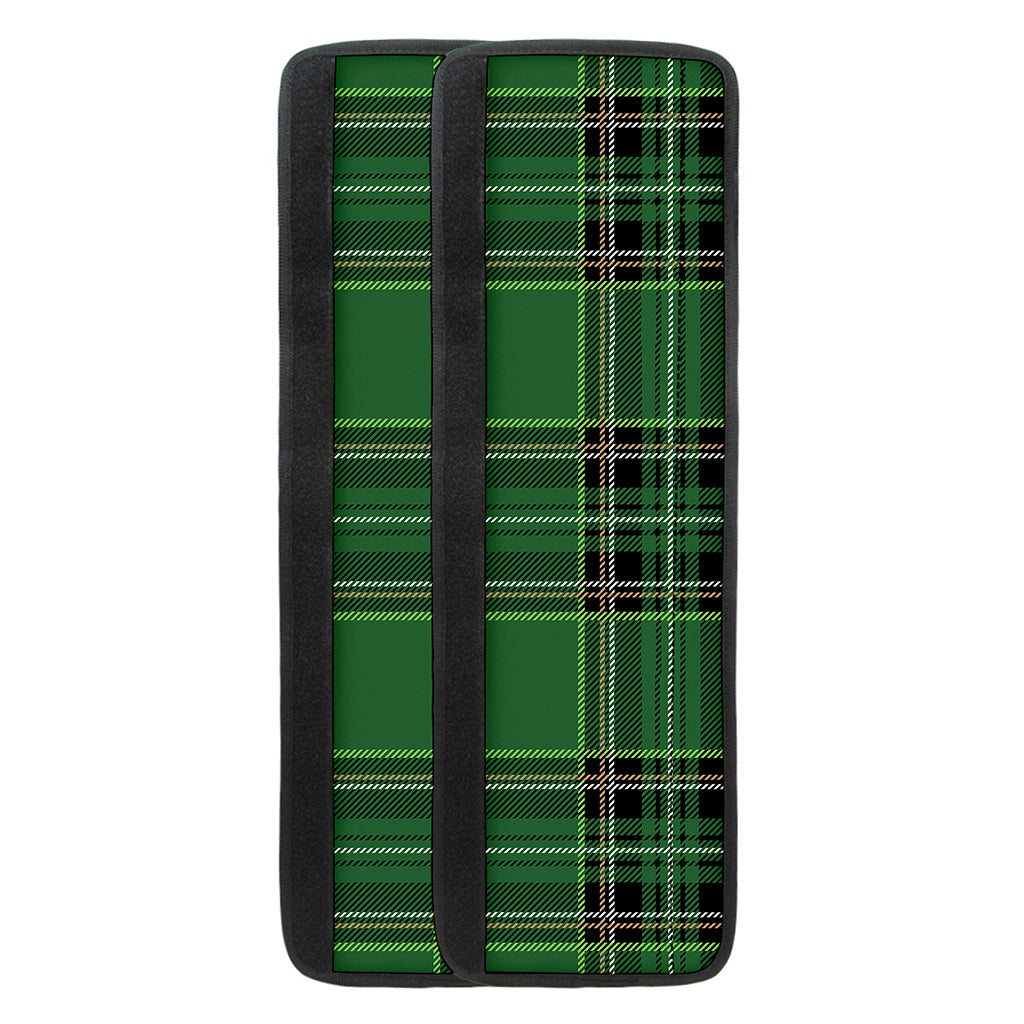 Green Stewart Tartan Pattern Print Refrigerator Handle Covers