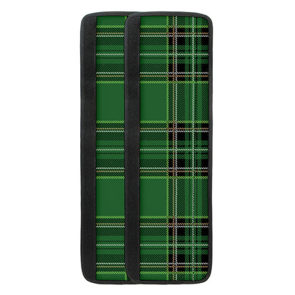 Green Stewart Tartan Pattern Print Refrigerator Handle Covers