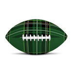 Green Stewart Tartan Pattern Print Rugby Ball