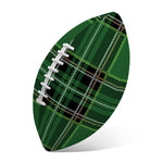 Green Stewart Tartan Pattern Print Rugby Ball