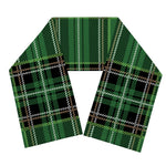 Green Stewart Tartan Pattern Print Scarf