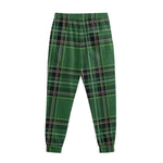 Green Stewart Tartan Pattern Print Sweatpants