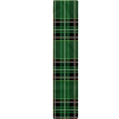 Green Stewart Tartan Pattern Print Table Runner