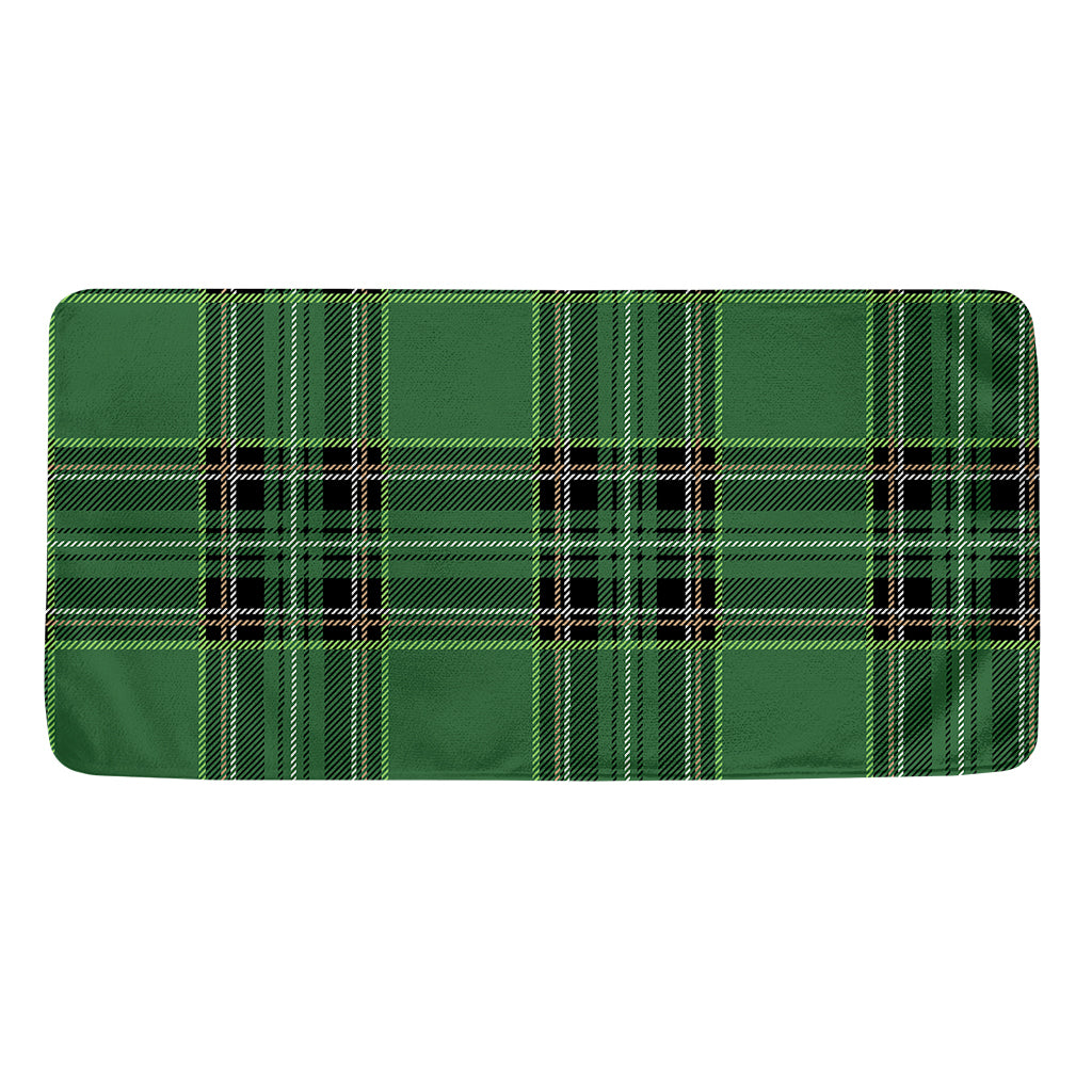 Green Stewart Tartan Pattern Print Towel