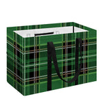 Green Stewart Tartan Pattern Print Utility Tote Bag