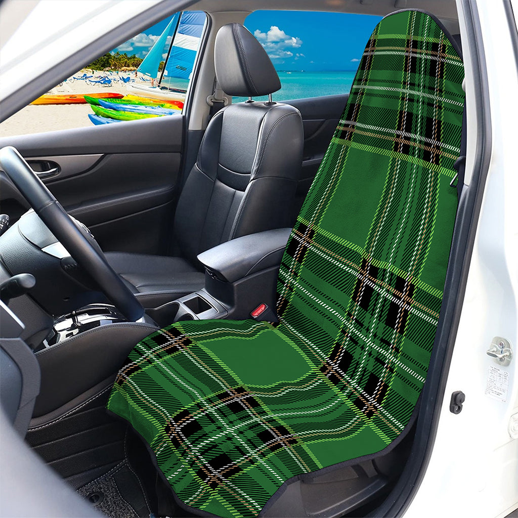 Green Stewart Tartan Pattern Print Waterproof Car Seat Cover