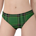 Green Stewart Tartan Pattern Print Women's Panties