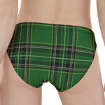Green Stewart Tartan Pattern Print Women's Panties