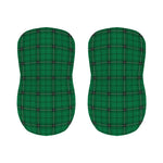 Green Stewart Tartan Print Bar Stool Covers