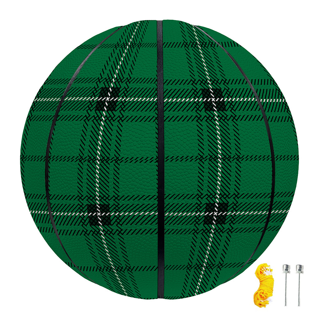 Green Stewart Tartan Print Basketball