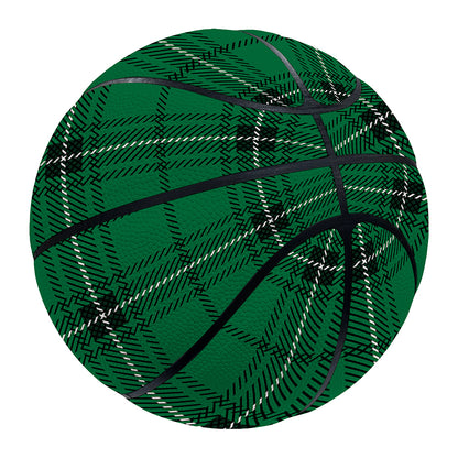 Green Stewart Tartan Print Basketball