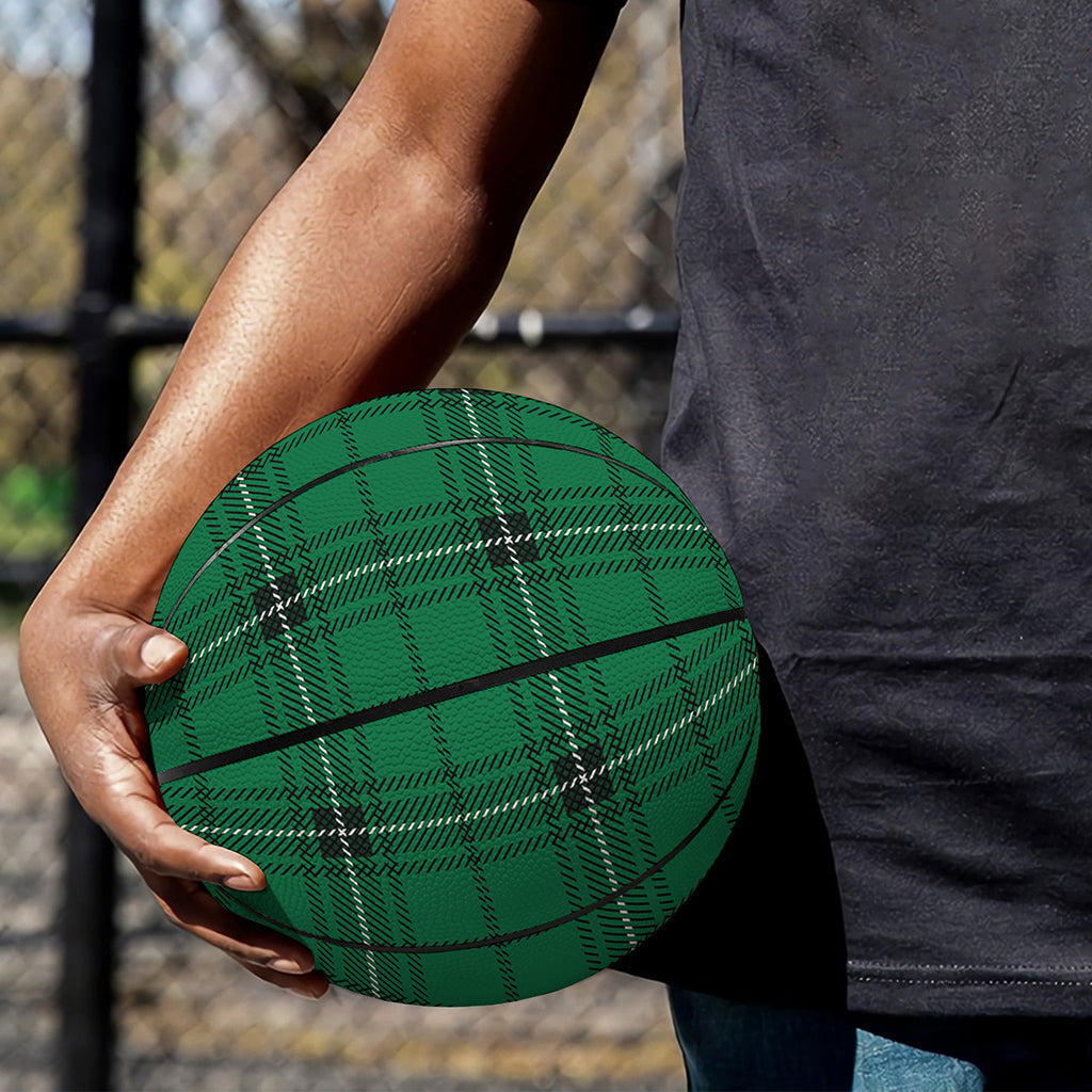 Green Stewart Tartan Print Basketball