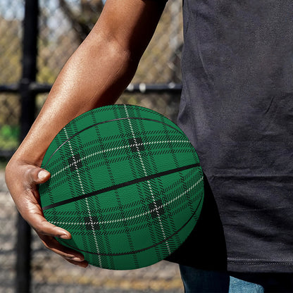Green Stewart Tartan Print Basketball