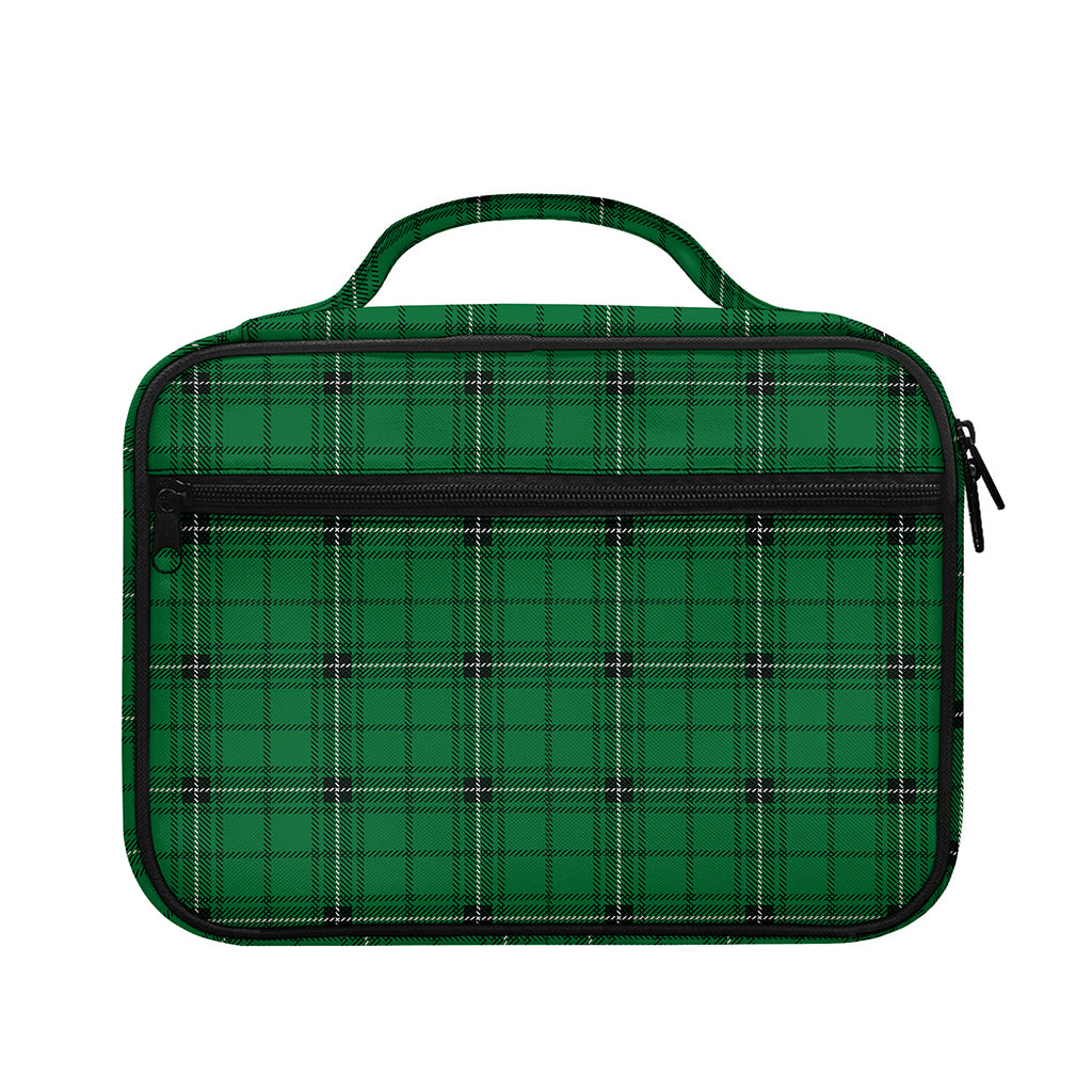 Green Stewart Tartan Print Briefcase Bible Bag
