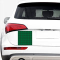 Green Stewart Tartan Print Car Sticker