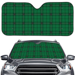 Green Stewart Tartan Print Car Windshield Sun Shade