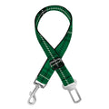 Green Stewart Tartan Print Dog Seat Belt