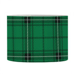 Green Stewart Tartan Print Drum Lamp Shade