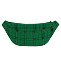 Green Stewart Tartan Print Fanny Pack
