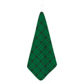Green Stewart Tartan Print Hand Towel