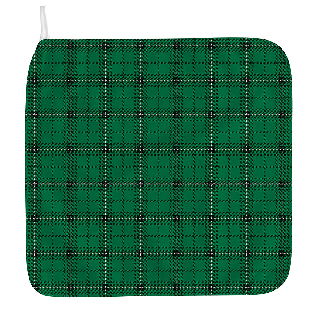 Green Stewart Tartan Print Hand Towel