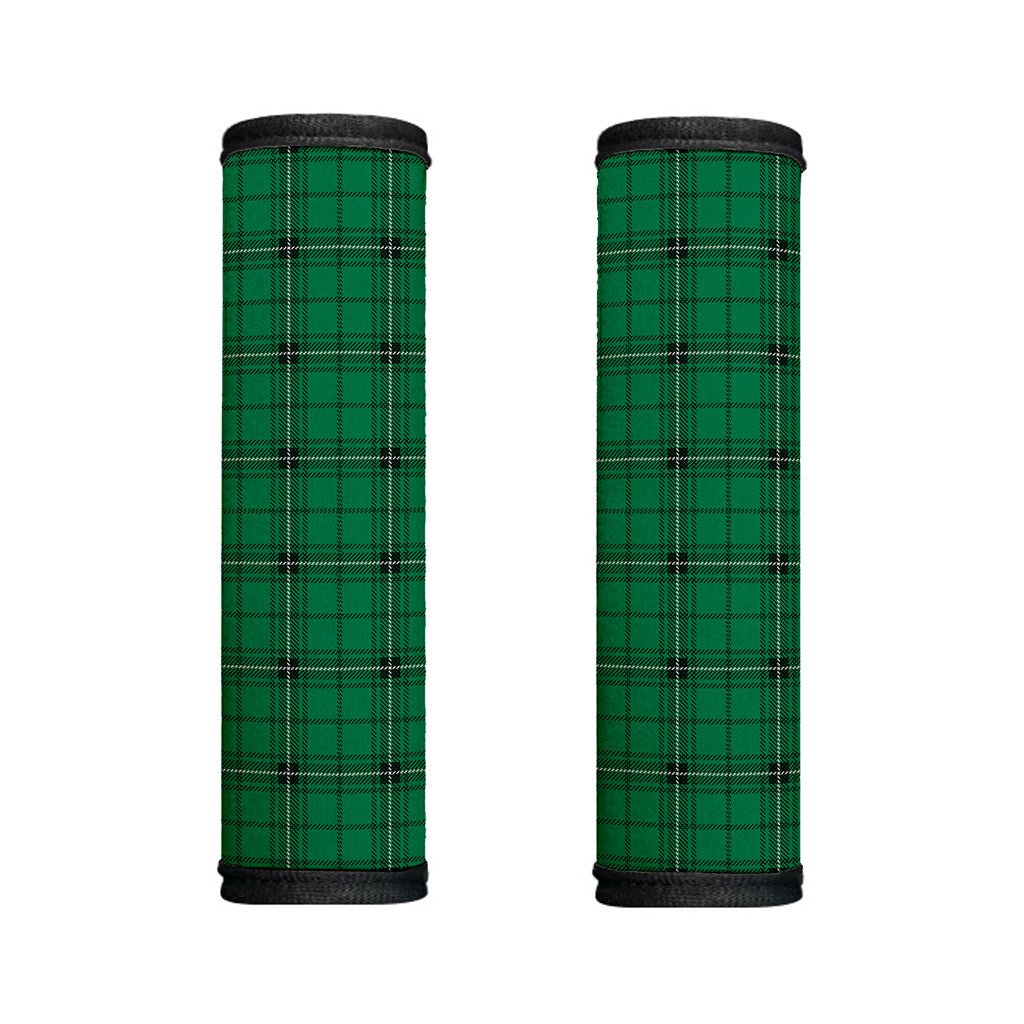 Green Stewart Tartan Print Handle Covers