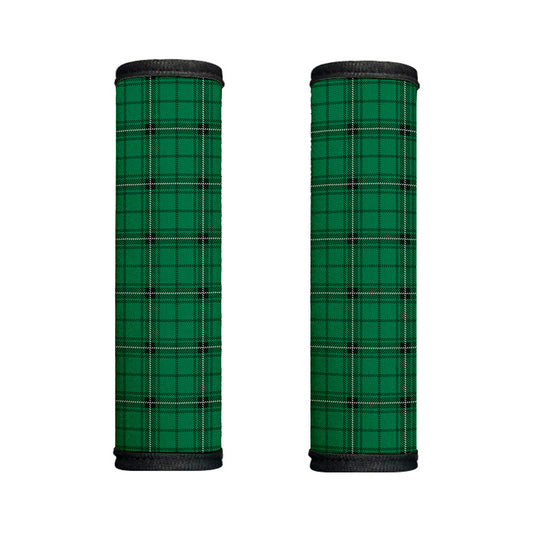 Green Stewart Tartan Print Handle Covers