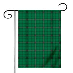 Green Stewart Tartan Print House Flag