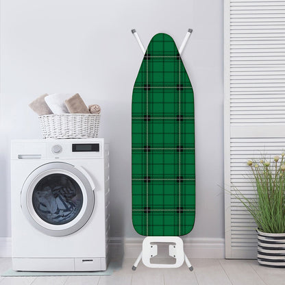 Green Stewart Tartan Print Ironing Board Cover