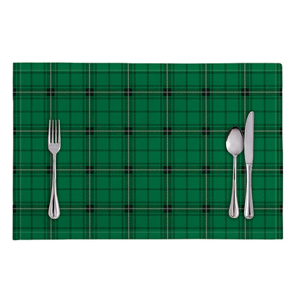 Green Stewart Tartan Print Placemat