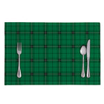 Green Stewart Tartan Print Placemat
