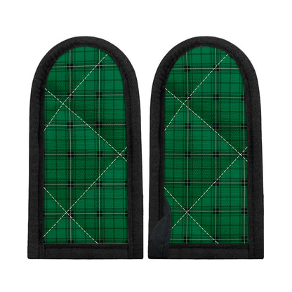Green Stewart Tartan Print Skillet Handle Cover