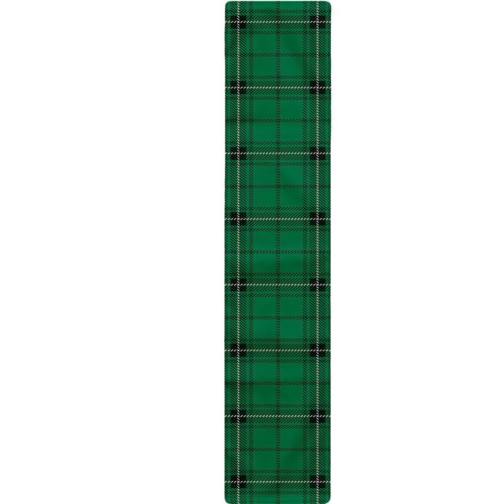 Green Stewart Tartan Print Table Runner