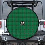Green Stewart Tartan Print Tire Cover With Camera Hole