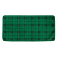 Green Stewart Tartan Print Towel