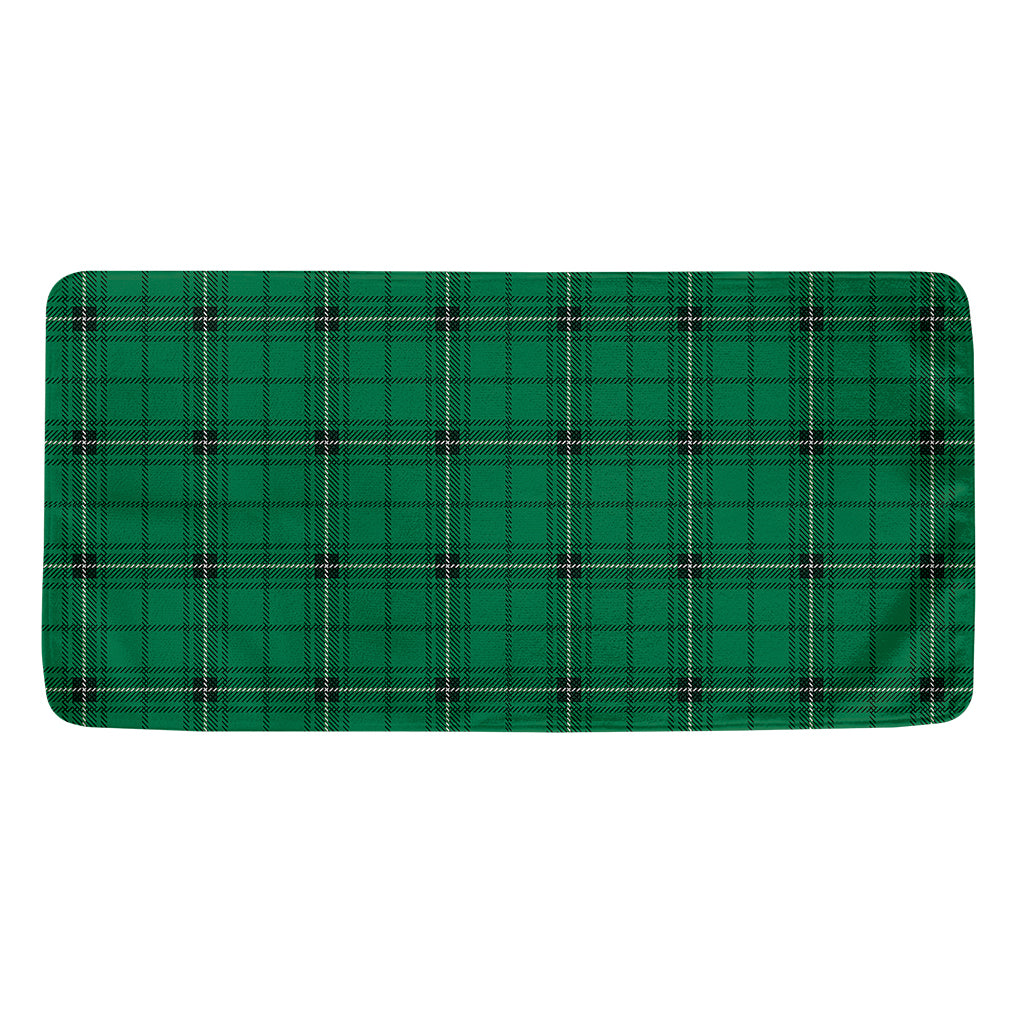Green Stewart Tartan Print Towel