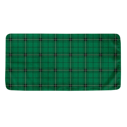 Green Stewart Tartan Print Towel