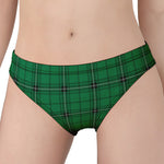 Green Stewart Tartan Print Women's Panties