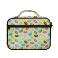 Green Striped Donut Pattern Print Briefcase Bible Bag
